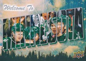 2022-23 Upper Deck - Welcome To... #WT-15 Minnesota Wild Front