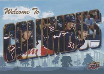 2022-23 Upper Deck - Welcome To... Gold #WT-9 Columbus Blue Jackets Front