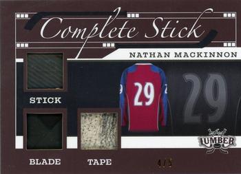 2021-22 Leaf Lumber - Complete Stick Pewter #CS-NM1 Nathan MacKinnon Front