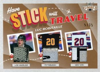 2021-22 Leaf Lumber - Have Stick Will Travel Bronze #HS-12 Luc Robitaille Front