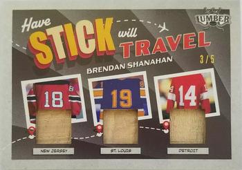 2021-22 Leaf Lumber - Have Stick Will Travel Pewter #HS-3 Brendan Shanahan Front