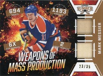 2021-22 Leaf Lumber - Weapons of Mass Production Bronze #WMP-12 Mark Messier Front