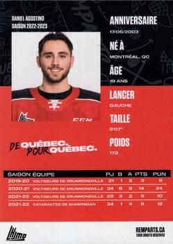 2022-23 Quebec Remparts (QMJHL) Update #NNO Daniel Agostino Back
