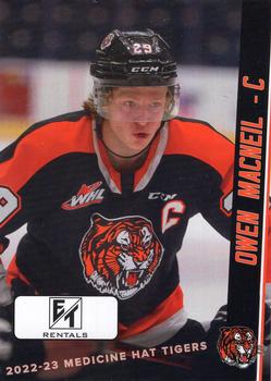2022-23 Medicine Hat Tigers (WHL) #NNO Owen MacNeil Front