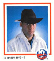 1986-87 New York Islanders #NNO Randy Boyd Front
