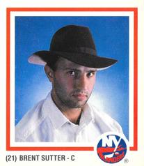 1986-87 New York Islanders #NNO Brent Sutter Front