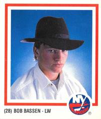 1986-87 New York Islanders #NNO Bob Bassen Front