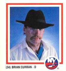 1986-87 New York Islanders #NNO Brian Curran Front