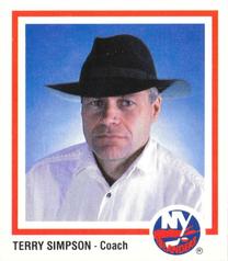 1986-87 New York Islanders #NNO Terry Simpson Front