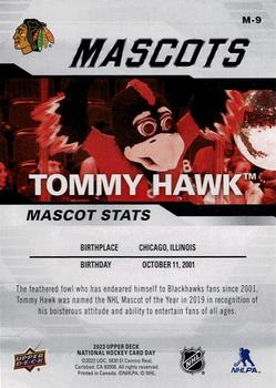 2023 Upper Deck National Hockey Card Day - Mascots #M-9 Tommy Hawk Back