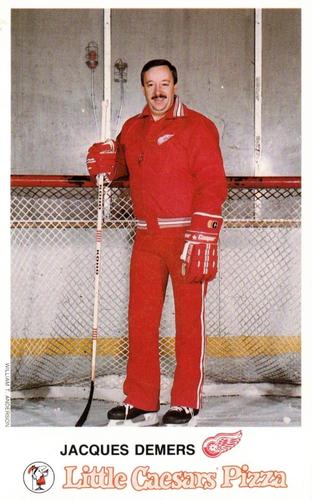 1986-87 Little Caesars Detroit Red Wings #NNO Jacques Demers Front