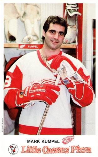 1986-87 Little Caesars Detroit Red Wings #NNO Mark Kumpel Front