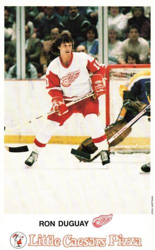 1985-86 Little Caesars Detroit Red Wings #NNO Ron Duguay Front