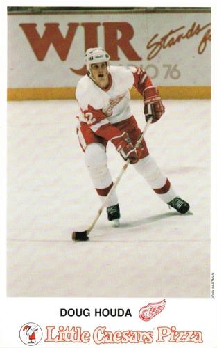 1985-86 Little Caesars Detroit Red Wings #NNO Doug Houda Front
