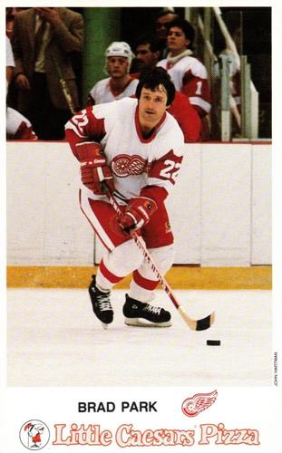 1985-86 Little Caesars Detroit Red Wings #NNO Brad Park Front