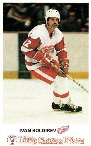 1984-85 Little Caesars Detroit Red Wings #NNO Ivan Boldirev Front