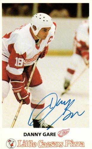 1984-85 Little Caesars Detroit Red Wings #NNO Danny Gare Front