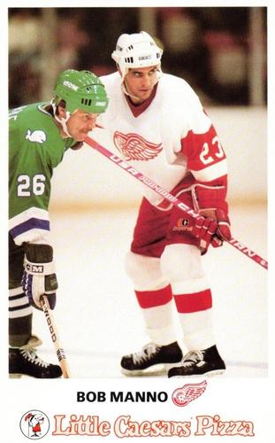 1984-85 Little Caesars Detroit Red Wings #NNO Bob Manno Front
