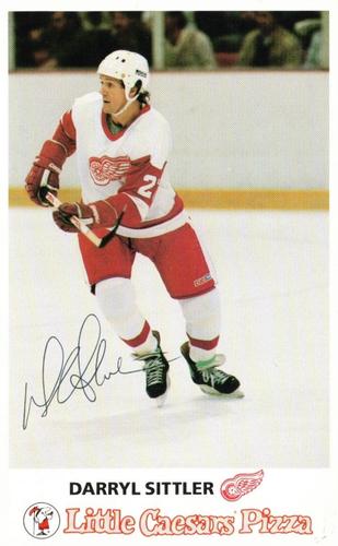 1984-85 Little Caesars Detroit Red Wings #NNO Darryl Sittler Front
