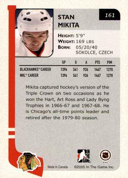 2004-05 In The Game Franchises US West - SportsFest Chicago #161 Stan Mikita Back