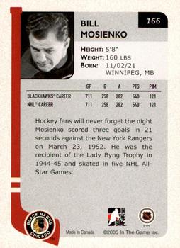 2004-05 In The Game Franchises US West - SportsFest Chicago #166 Bill Mosienko Back