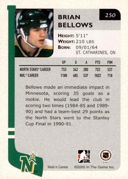2004-05 In The Game Franchises US West - SportsFest Chicago #250 Brian Bellows Back