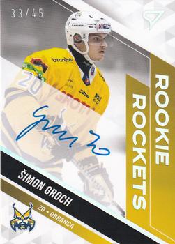 2022-23 SportZoo Tipos Extraliga Seria 2 - Rookie Rockets Autograph #RRS-SG Simon Groch Front