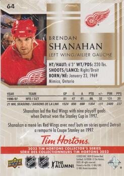 2023 Upper Deck Tim Hortons Legends #64 Brendan Shanahan Back