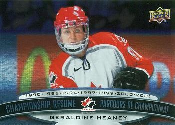 2023 Upper Deck Tim Hortons Legends - Championship Resume #CR-15 Geraldine Heaney Front