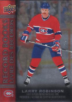 2023 Upper Deck Tim Hortons Legends - Record Books #RB-2 Larry Robinson Front