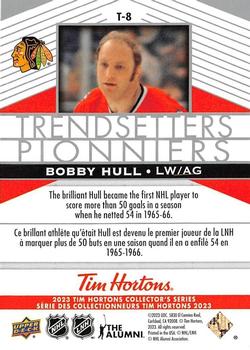 2023 Upper Deck Tim Hortons Legends - Trendsetters #T-8 Bobby Hull Back
