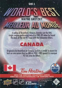 2023 Upper Deck Tim Hortons Legends - World's Best #WB-1 Wayne Gretzky Back