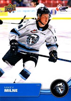 2021-22 Upper Deck CHL - Blue #64 Mikey Milne Front