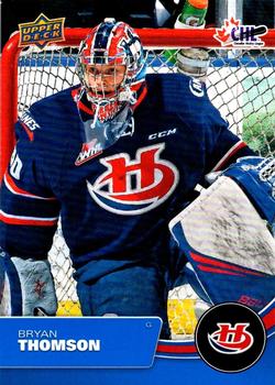 2021-22 Upper Deck CHL - Blue #154 Bryan Thomson Front