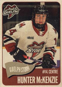 2022-23 Guelph Storm (OHL) #NNO Hunter McKenzie Front