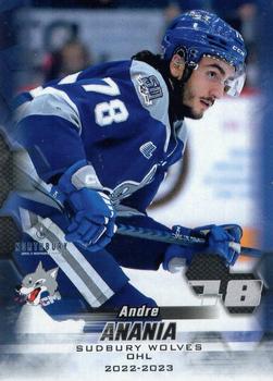 2022-23 Extreme Sudbury Wolves (OHL) #NNO Andre Anania Front