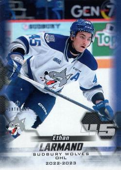 2022-23 Extreme Sudbury Wolves (OHL) #NNO Ethan Larmand Front