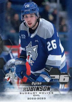 2022-23 Extreme Sudbury Wolves (OHL) #NNO Dylan Robinson Front