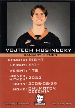 2022-23 Calgary Hitmen (WHL) #NNO Vojtech Husinecky Back