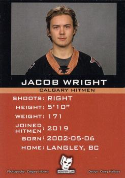 2022-23 Calgary Hitmen (WHL) #NNO Jacob Wright Back