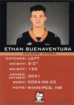2022-23 Calgary Hitmen (WHL) #NNO Ethan Buenaventura Back