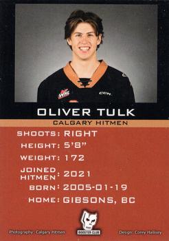 2022-23 Calgary Hitmen (WHL) #NNO Oliver Tulk Back