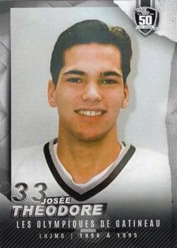 2022-23 Extreme Gatineau Olympiques (QMJHL) 50th Anniversary Set #1 #NNO Jose Theodore Front