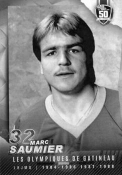 2022-23 Extreme Gatineau Olympiques (QMJHL) 50th Anniversary Set #2 #NNO Marc Saumier Front