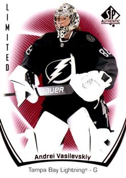 2021-22 SP Authentic - Limited Red #25 Andrei Vasilevskiy Front