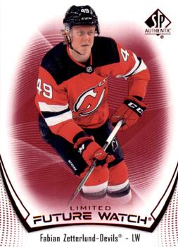 2021-22 SP Authentic - Limited Red #172 Fabian Zetterlund Front