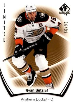 2021-22 SP Authentic - Limited Gold #5 Ryan Getzlaf Front