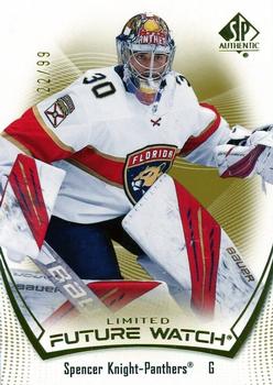 2021-22 SP Authentic - Limited Gold #111 Spencer Knight Front