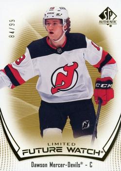 2021-22 SP Authentic - Limited Gold #176 Dawson Mercer Front
