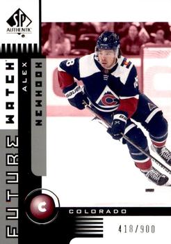 2021-22 SP Authentic - 2001-02 Retro Future Watch #01FW-AN Alex Newhook Front